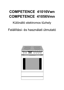 Használati útmutató AEG 41016VH-WN Tűzhely