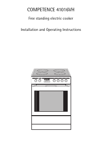 Handleiding AEG 41016VH-WN Fornuis