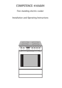Handleiding AEG 41056VH-MN Fornuis