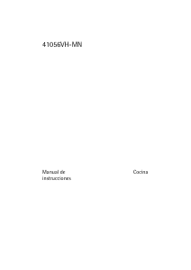 Manual de uso AEG 41056VH-MN Cocina
