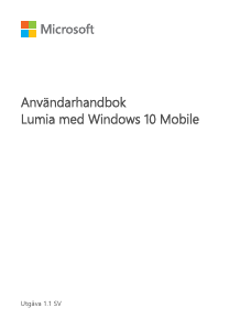 Bruksanvisning Microsoft Lumia 650 Mobiltelefon