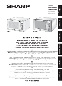 Handleiding Sharp R-96ST-AA Magnetron