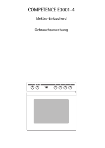 Bedienungsanleitung AEG E3001-4-M Herd