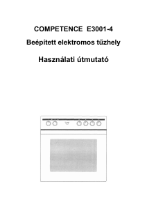 Használati útmutató AEG E3001-4-M Tűzhely