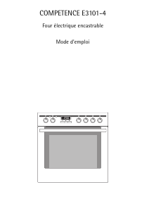 Mode d’emploi AEG E3101-4-M Cuisinière