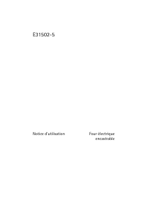 Mode d’emploi AEG E31502-5-D Cuisinière