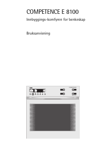 Bruksanvisning AEG E8100-A Komfyr