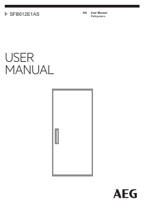 Manual AEG SFB612E1AS Refrigerator