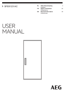 Bedienungsanleitung AEG SFE81231AC Kühlschrank