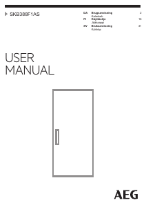 Brugsanvisning AEG SKB388F1AS Køleskab