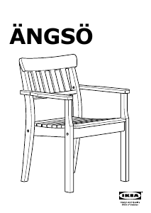Priručnik IKEA ANGSO Vrtna stolica