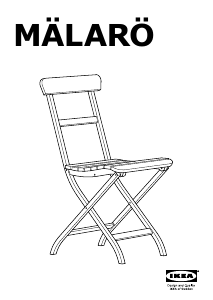 Посібник IKEA MALARO Садовий стілець